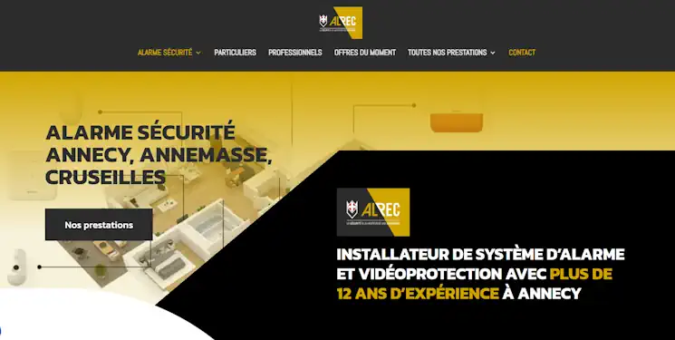 création site internet Annecy - site internet chronovetic - Alpec Sécurité